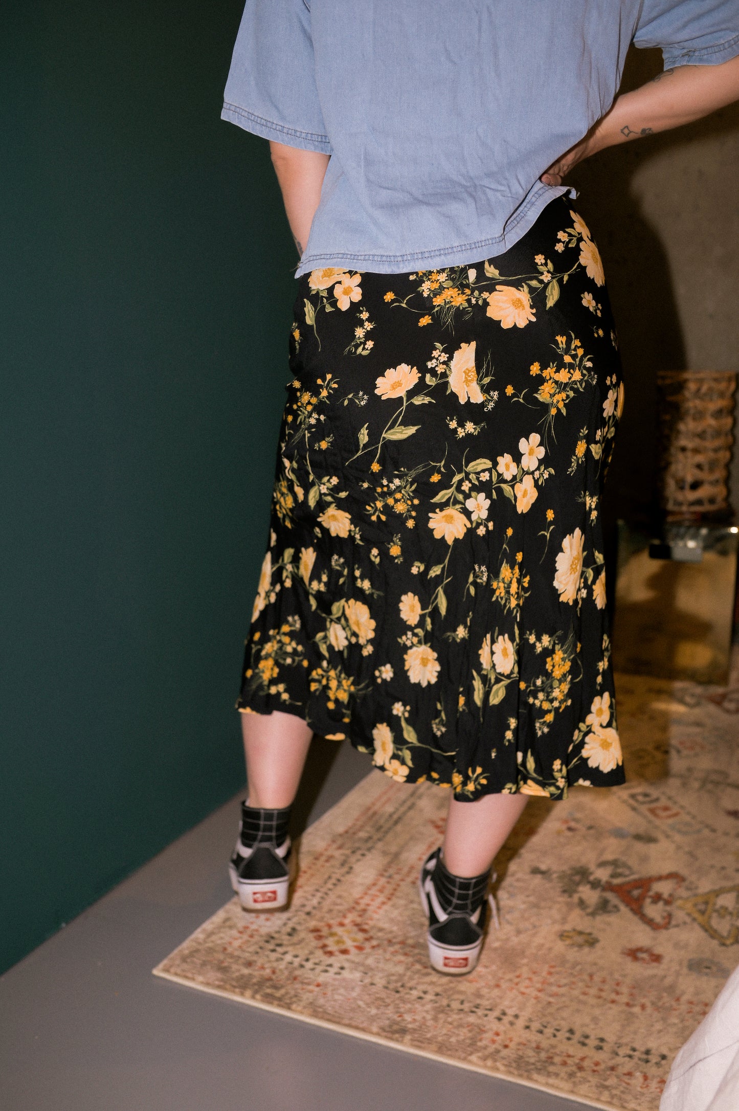 Midnight Bloom Skirt