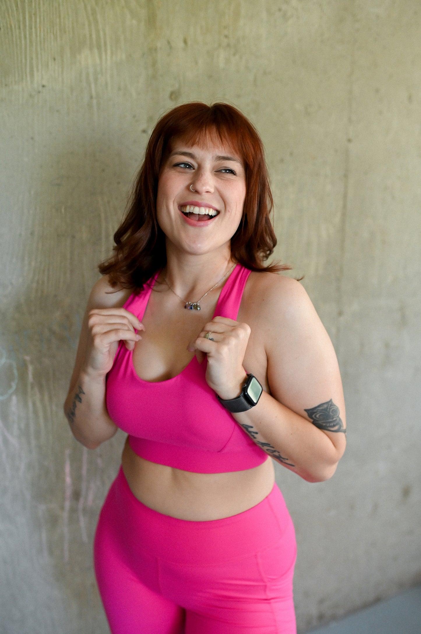 Sunset Pink Sports Bra