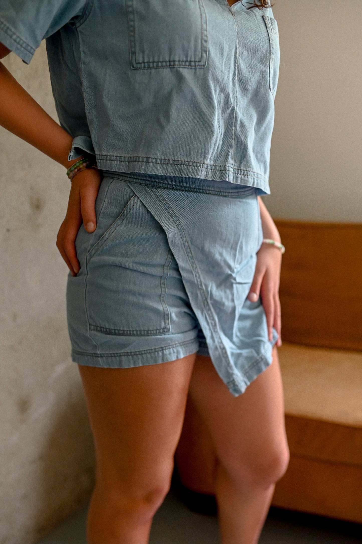 Sandy Shores Denim Skort