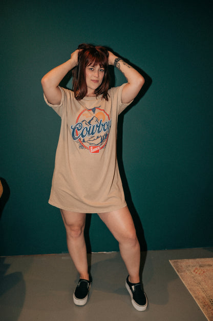 Cowboy T-Shirt Dress